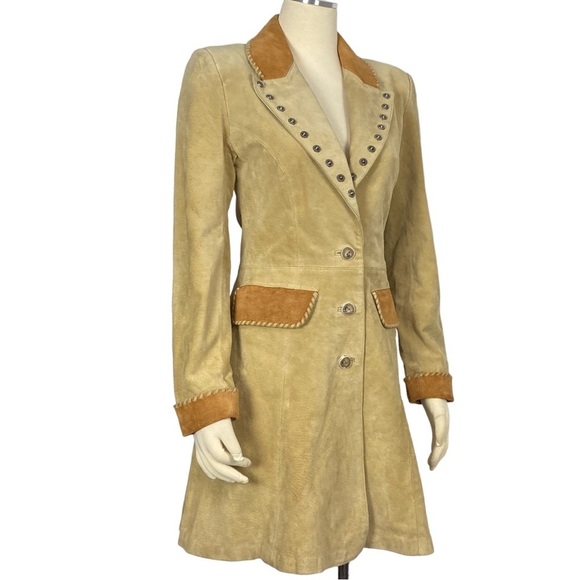 Cheyenne Outfitters suede leather jacket with pockets. - Picture 6 of 11